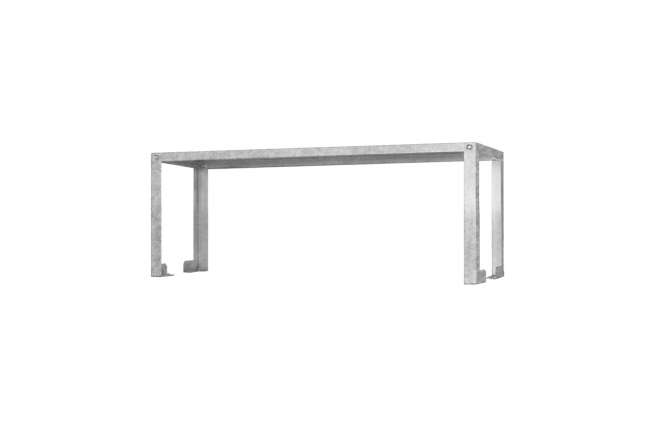 Полка-надстройка настольная ПННб - 1000*400*400 "Base", цинк, 1 уровень